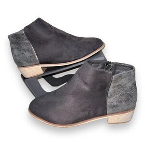 Primark Comfort Fit Side Zip Ankle Boots Grey Women's 8